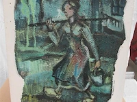 Houten schilderij br macrin 1963 - afbeelding 3 van  3