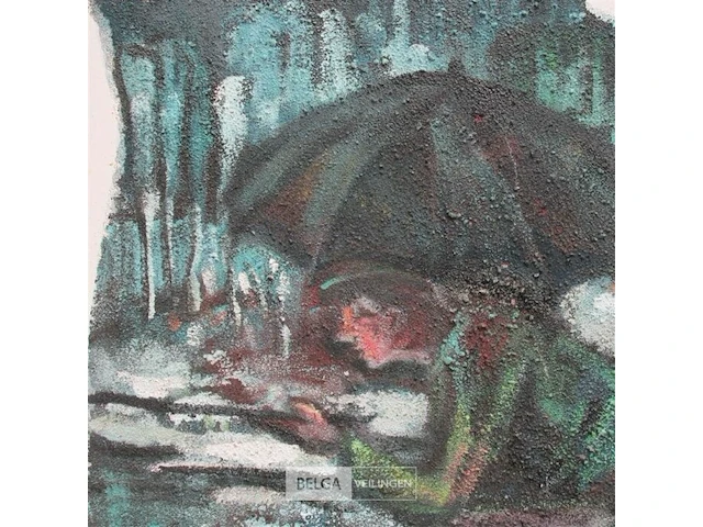 Houten schilderij br macrin 1963 - afbeelding 3 van  4