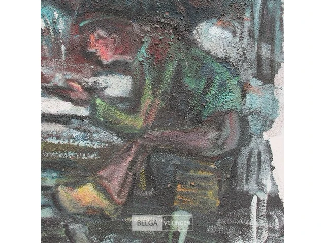 Houten schilderij br macrin 1963 - afbeelding 4 van  4