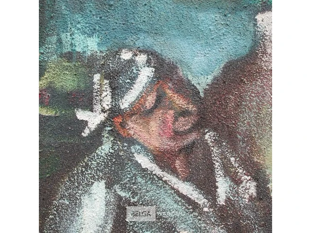Houten schilderij br macrin 1963 - afbeelding 3 van  4