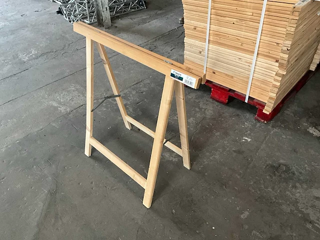 Houten schraag set (105x) - afbeelding 1 van  5