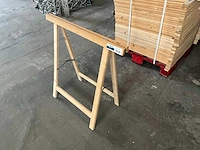 Houten schraag set (105x) - afbeelding 1 van  5
