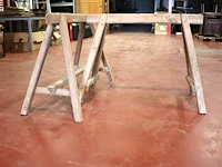 Houten schraag (x2) - afbeelding 1 van  4