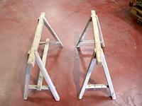 Houten schraag (x2) - afbeelding 3 van  4