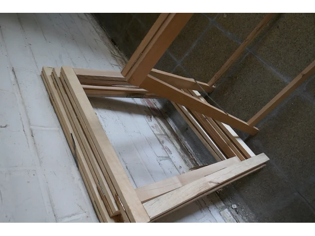 Houten schragen 4 stuks - afbeelding 2 van  2