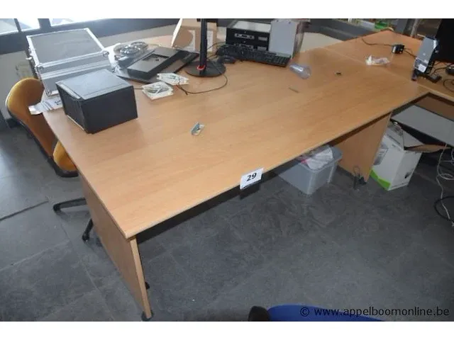 Houten schrijftafel - afbeelding 1 van  1