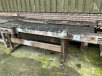 Houten schrijnwerkers werkbank (2x) - afbeelding 1 van  6