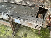 Houten schrijnwerkers werkbank (2x) - afbeelding 2 van  6