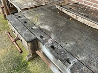 Houten schrijnwerkers werkbank (2x) - afbeelding 3 van  6