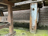 Houten schrijnwerkers werkbank (2x) - afbeelding 5 van  6