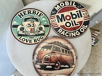 Houten sierbord retrolook - afbeelding 1 van  1