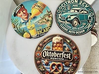 Houten sierbord retrolook - afbeelding 1 van  1