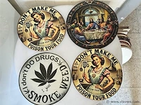 Houten sierbord retrolook - afbeelding 1 van  1