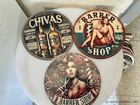 Houten sierbord retrolook - afbeelding 1 van  1