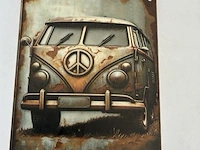 Houten sierbord retrolook - afbeelding 1 van  1