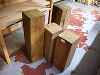 Houten sokkel (x4) - afbeelding 2 van  4