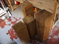 Houten sokkel (x4) - afbeelding 4 van  4