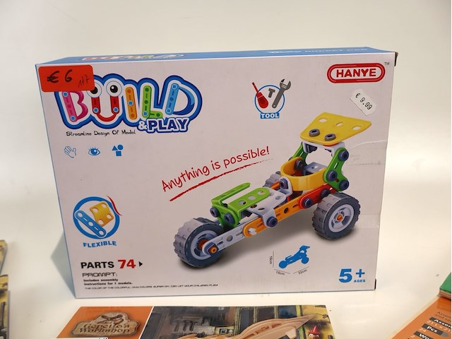 Houten speelgoed (x9) - afbeelding 2 van  4