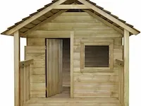 Houten speelhuis - afbeelding 3 van  5