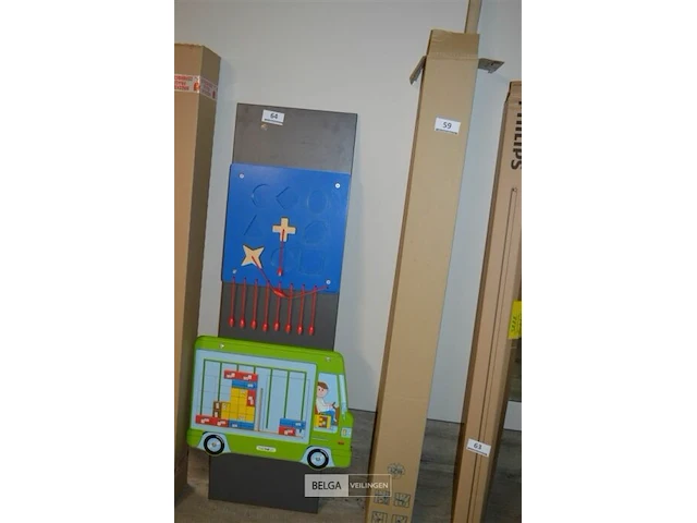 Houten speelplank kids - afbeelding 1 van  4