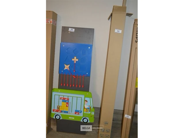 Houten speelplank kids - afbeelding 2 van  4