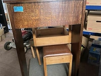 Houten spreekgestoelte h122x b70xd75 cm - afbeelding 3 van  4