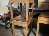 Houten spreekstoel h122xb70xd75 cm - afbeelding 2 van  4