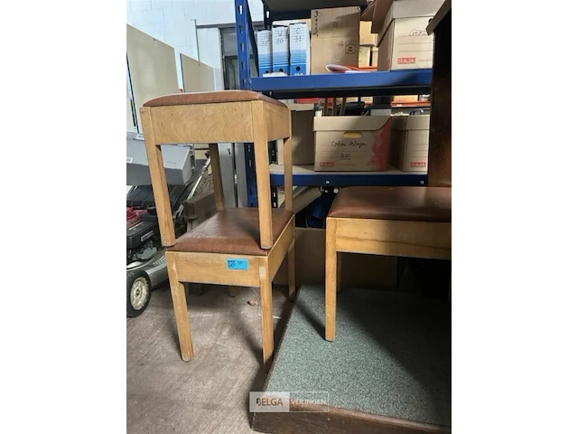 Houten spreekstoel h122xb70xd75 cm - afbeelding 4 van  4