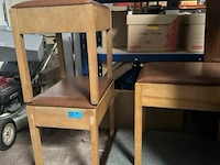 Houten spreekstoel h122xb70xd75 cm - afbeelding 4 van  4