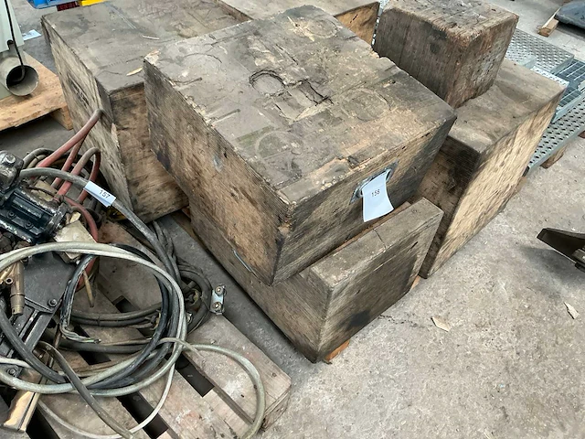 Houten steunblokken (5x) - afbeelding 3 van  4