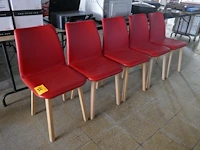 Houten stoelen 5 stuks