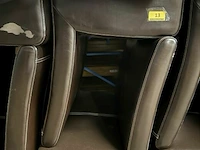 Houten stoelen in skai (11x)