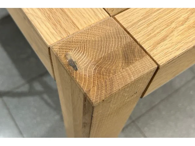 Houten tafel + 2 stoelen - afbeelding 2 van  4