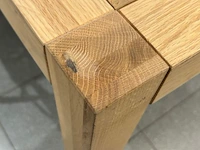 Houten tafel + 2 stoelen - afbeelding 2 van  4