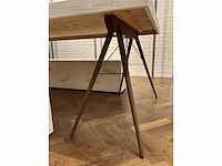 Houten tafel+ 2x opberg/zitbak get.edc - afbeelding 7 van  8