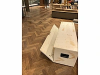 Houten tafel+ 2x opberg/zitbak get.edc - afbeelding 8 van  8