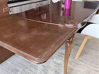 Houten tafel met 2 x bijzetstukken - - afbeelding 4 van  9