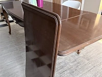 Houten tafel met 2 x bijzetstukken - - afbeelding 5 van  9
