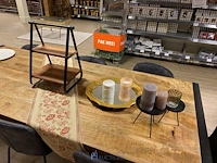 Houten tafel met 8 stoelen - afbeelding 4 van  4
