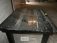 Houten tafel op wielen - afbeelding 4 van  5
