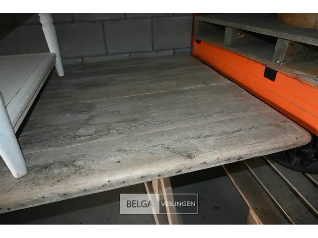 Houten tafel + salontafel - afbeelding 7 van  7