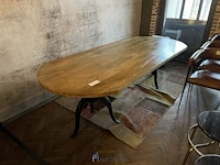 Houten tafel - afbeelding 1 van  3