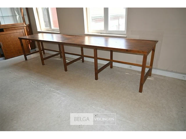 Houten tafel - afbeelding 1 van  6