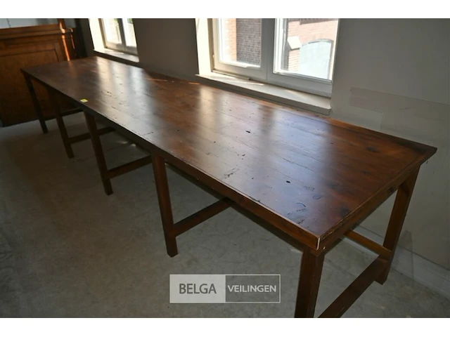 Houten tafel - afbeelding 5 van  6