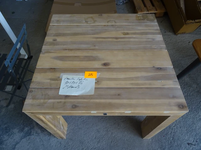 Houten tafel - afbeelding 3 van  4