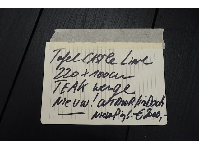 Houten teak tafel castle-line - afbeelding 3 van  3