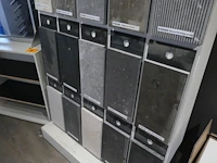 Houten tegelzuil display met stalen - afbeelding 5 van  7