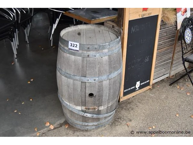 Houten ton - afbeelding 1 van  1