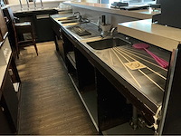 Houten toog - tinus toog - café toog - bar - afbeelding 5 van  5