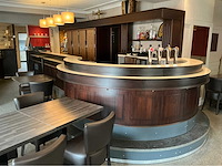 Houten toog - tinus toog - café toog - bar - afbeelding 1 van  5